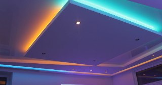 Натяжной потолок с подсветкой Ленинск-Кузнецкий, цена от 2085 руб.